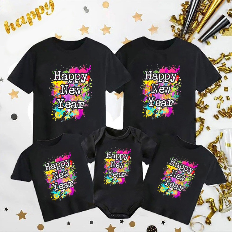 Christmas Family-Themed Tee Shirts Personalized Prints Available for All Ages
