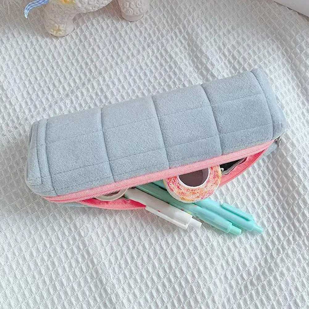 Pencil Cases Cosmetic Japanese Style Cute Pillow Bag Multifunctional Cosmetic Pouch Pen Storage Bag Women Makeup HandbagsT251024