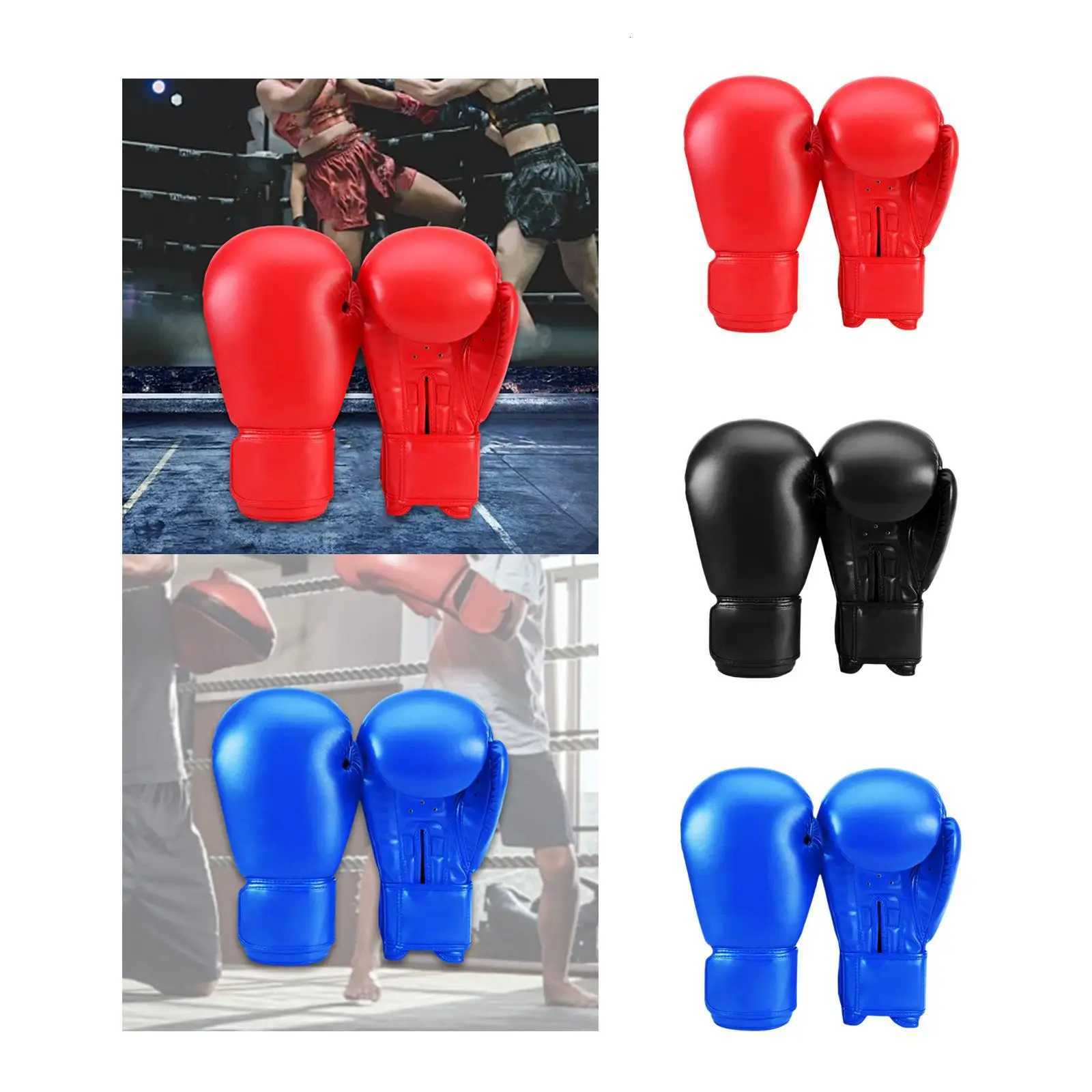 Adult Boxing Gloves Ventilation PU Leather Punching Bag Focus Mitts for Taekwondo Sparring Fitness Muay Thai Fighting Sports Y251023