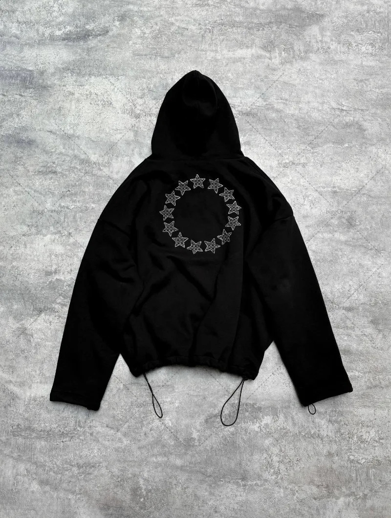 Harajuku Vintage Letter Print Street Loose Sweatshirt Women Y2K 2025 Hip Hop Camouflage Rock Casual Fashion Oversized Hoodie Men 251018