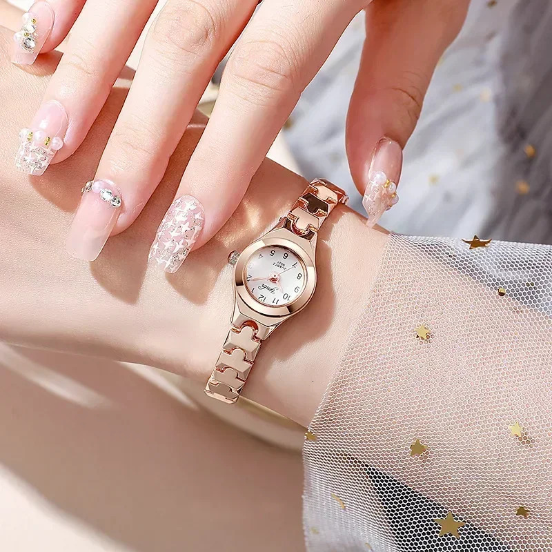 Women Watches Small Dial Elegant Rose Gold Steel Strap Bracelet Ladies Wristwatches Female Watch Gifts Reloj Mujer 251021