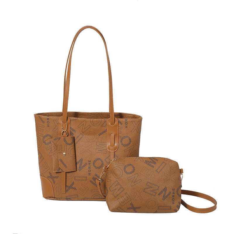 2025 Autumn Winter New Letter Tote for Women Versatile Large Capacity Shoulder Fashion Handbag Underarm Bag
