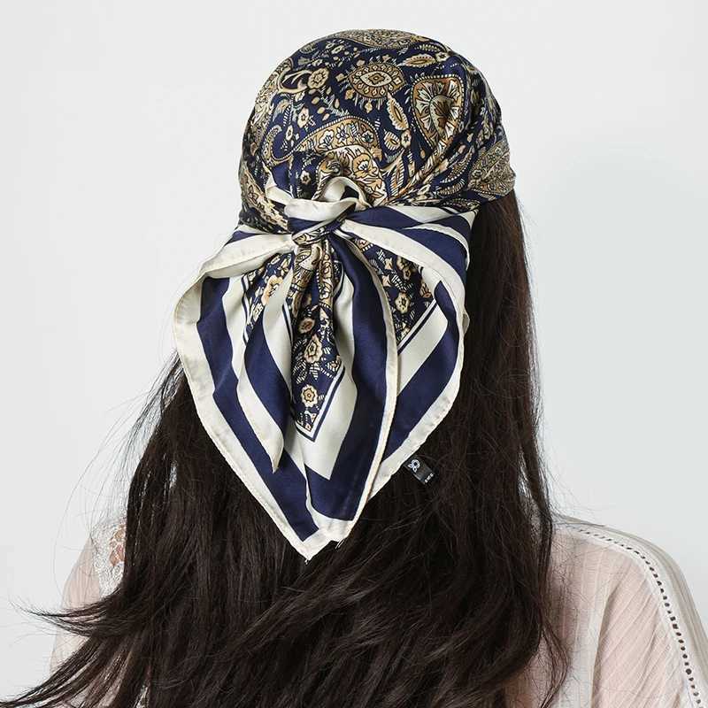 Fashion Square Silk Scarf Satin Cashew wer Print Small Neck Scarf Wen scarf Kerchief Bandana Shl Accories 70cm Y251024