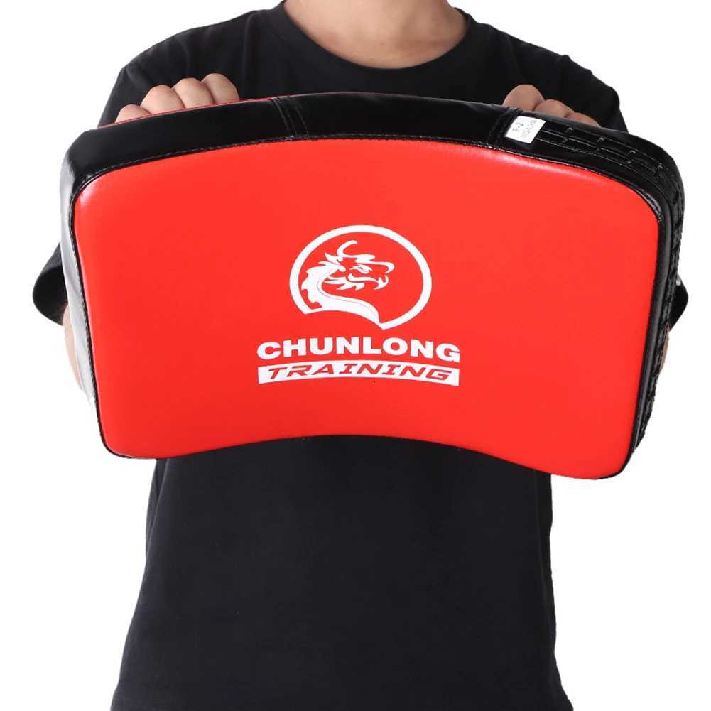 Fitness Taekwondo Kick Pad Punching Bag Boxing Mat Sandbag PU Leather Training Equipment Muay Thai Foot Target Strike Shield Y251023