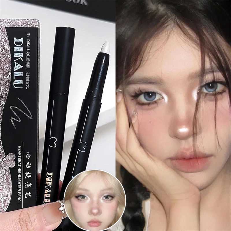 Shiny Pearl Eye Shadow Pen White Matte Glitter Eyeliner Pencil Waterproof Long Lasting Brighten Eyes Lying Silkworm Stick MakeupL251024
