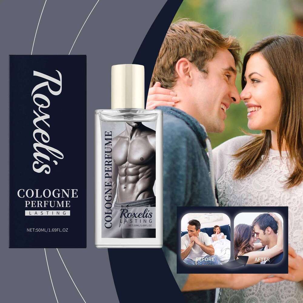 Roxelis Men's Cologne Perfume Eau De Toilette Spray Fresh Charm Date Leave Fragrance Elegant Gulong Water