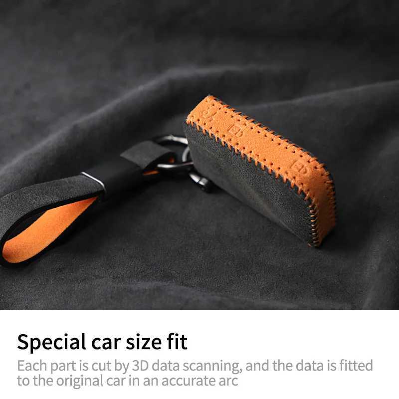Alcantara Suede Car Key Case Fob Cover Key Bag Shell for LynkCo LynkCo 05 06 5 6 Lynk Co 05 06 01 09 Auto Accessories Z251023