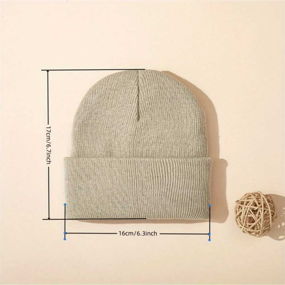 4pcs Baby Hat Knit Cuffed Beanie for Boys and Girls Winter Warm Knitted Beanie Hats for Skiing OutdoorL251024