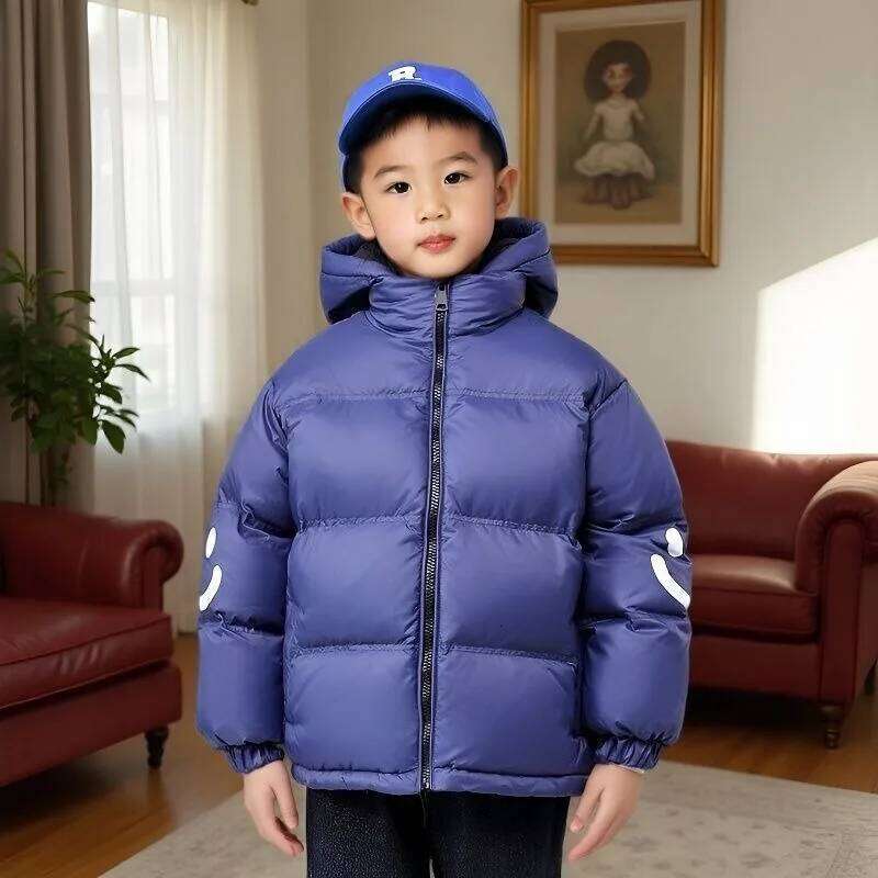 Tween Boys & Girls Cartoon Cozy Lightweight Fleece Hoodie - Thickened Stain-Resistant Unisex Winter Jacket For Kids