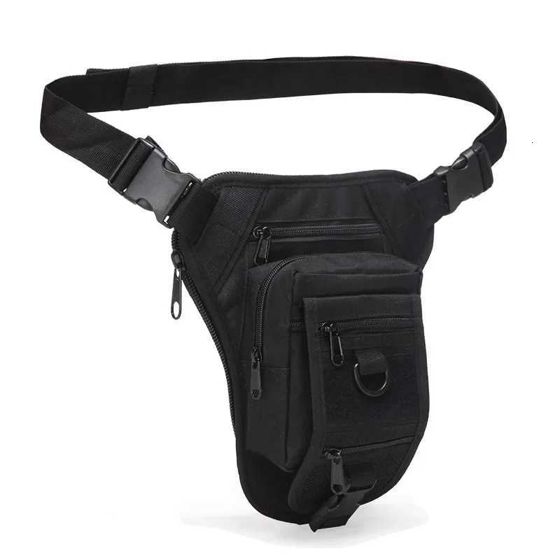 Men Waist Belt Fanny Pack Bag Nylon Motorcycle Rider Travel Climb ctics Bags for Outdoor Shorts Pistol Gun Hip Bum BagL251024