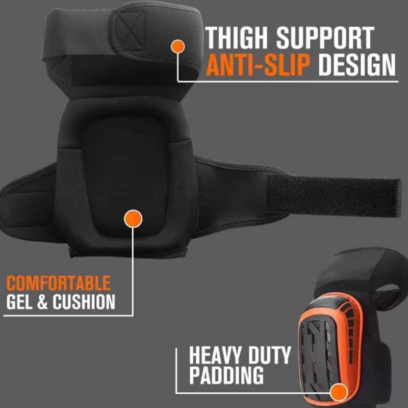 with comfortable gel pads Knee pads adjustable bindings for work horticultural professional heavy duty EVA foam knee padsW251024