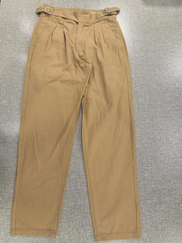 Elegant Mens Casual Cargo Pants Featuring Strong & Resilient Coarse Twill Cloth