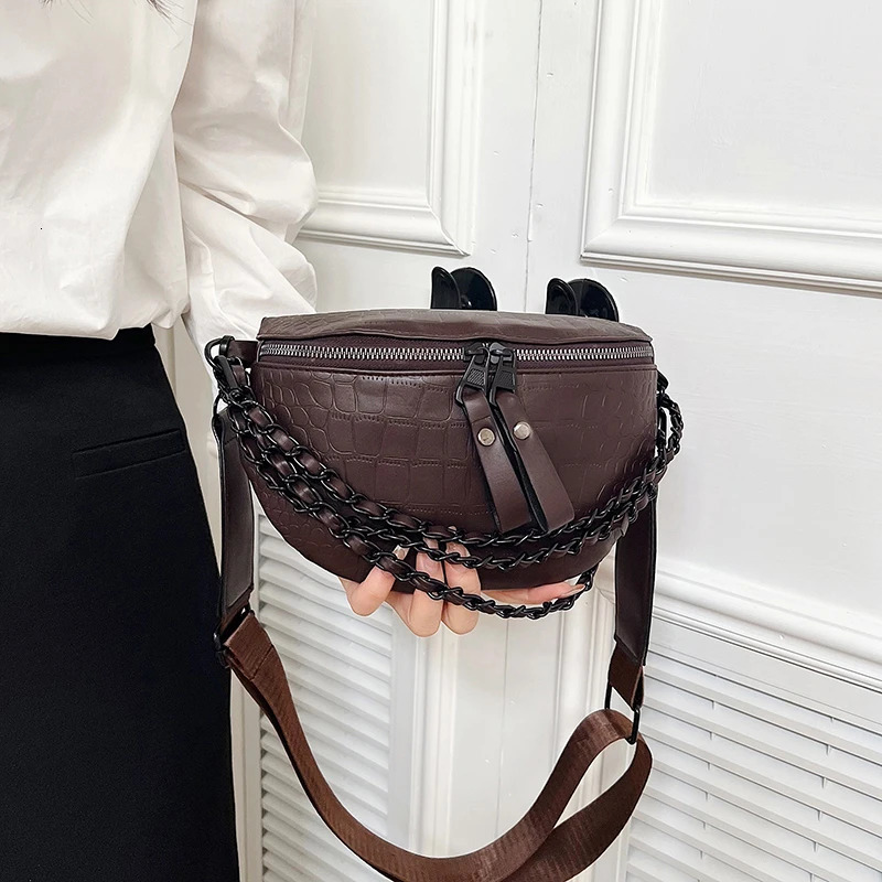 fashion Women Crossbody Chest Bag soft Leather Waist y ladies Shoulder Bags Phone Packs ner Pack Purse 251014