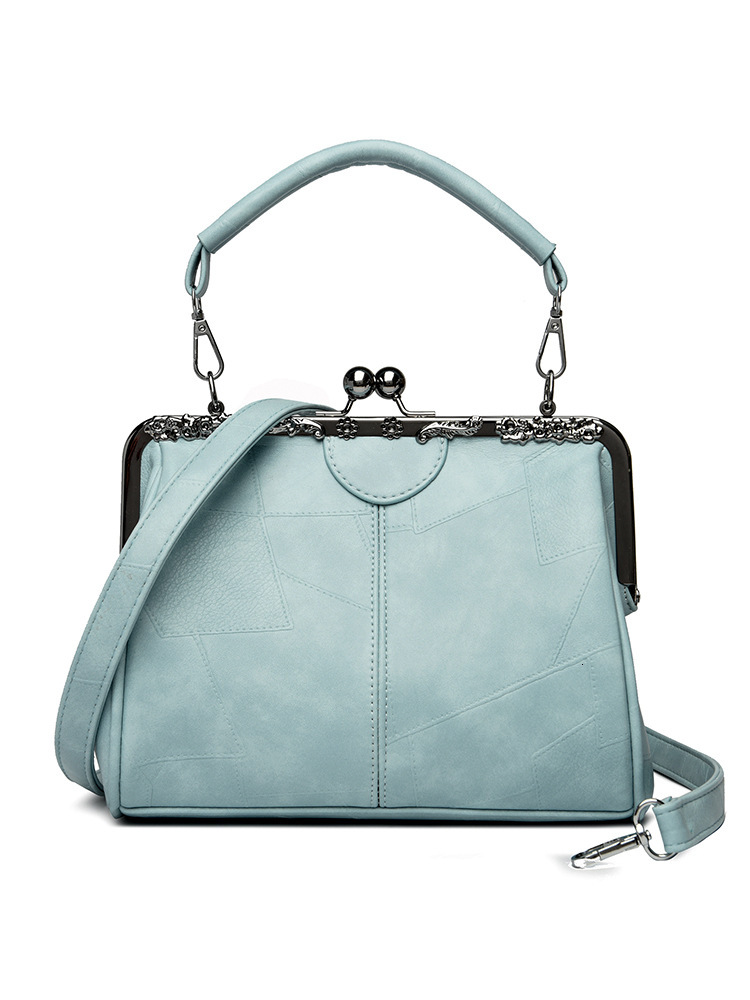Autumn and winter new women's crossbody bag luxury handbag fresh style designer bag fashionable trend splicing leather women's shoulder bag