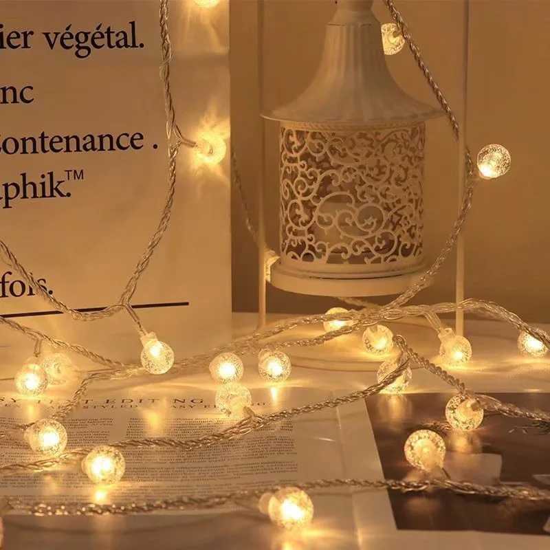 153M Christmas Lights Snowflake String Lights Fairy Lights Waterproof Star Ball LED Lamp for Home Christmas Tree Garden Decor C251024