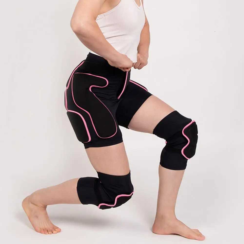 1 PcPair Skating Protective Gear Vibration Damping Shock Absorption Ergonomics Thickened Ski Knee And Hip Pads Skiing SuppliesW251024