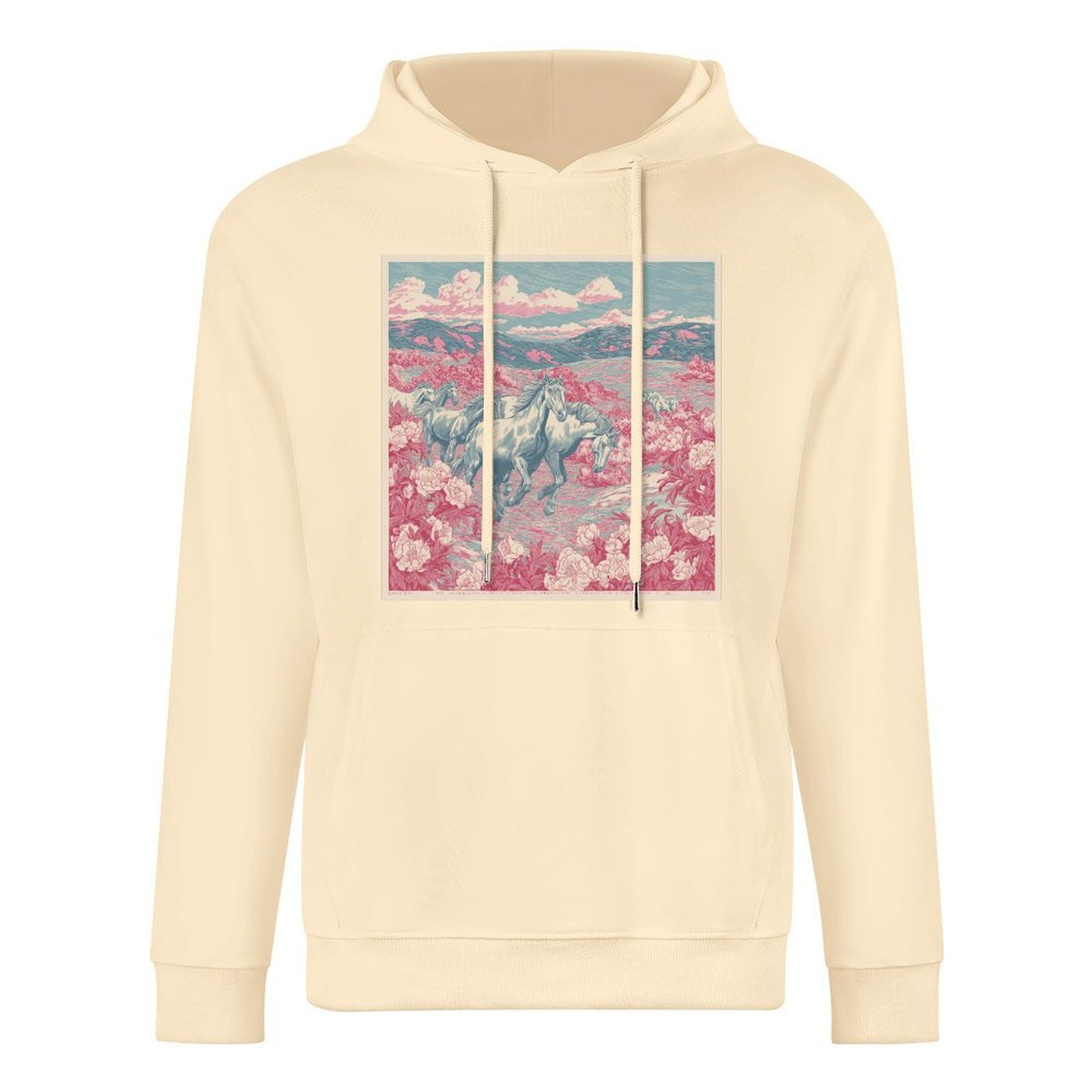H Designer Fall Winter Hoodie Luxury Horse Print Design Unisex Long Sleeve Streetwear Hip Hop Oversized Fit Hoodie Men's Fashion Apparel H40