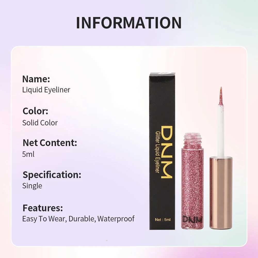 Glitter Eyeliner Vibrant Waterproof LongLasting for Flawless Eye Makeup Diamond Shiny Silver Rose Gold Eyeliner Beauty CosmeticL251024