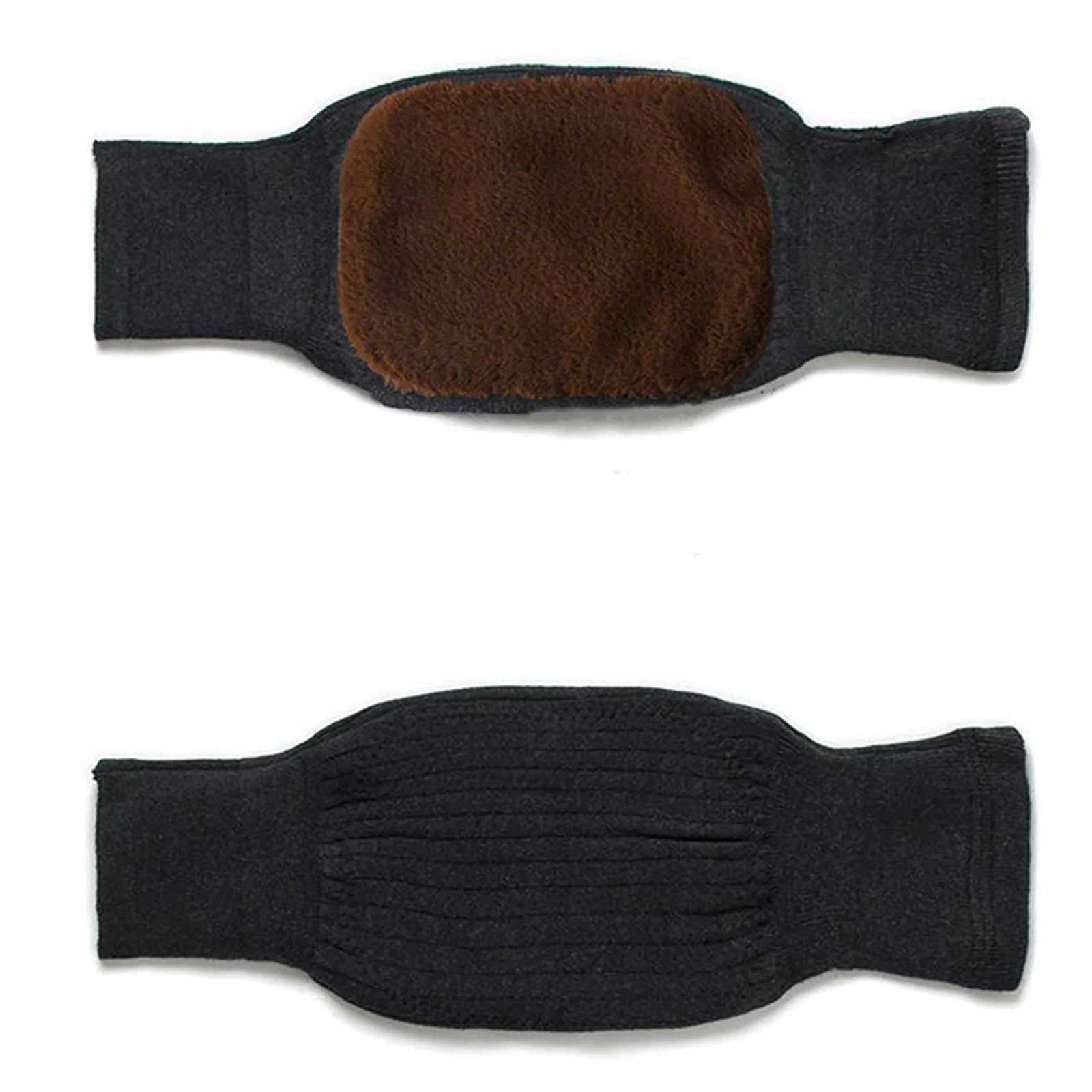 2Pcs Cashmere Pads Winter Warm Men and Women Double Thick Wool Knee Protection Plus Velvet Protective ClothingW251024