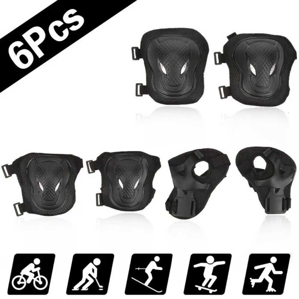 Women Men Elbow Wrist Knee Pads Protective Gear Set Skate Roller Cycling BikeW251024