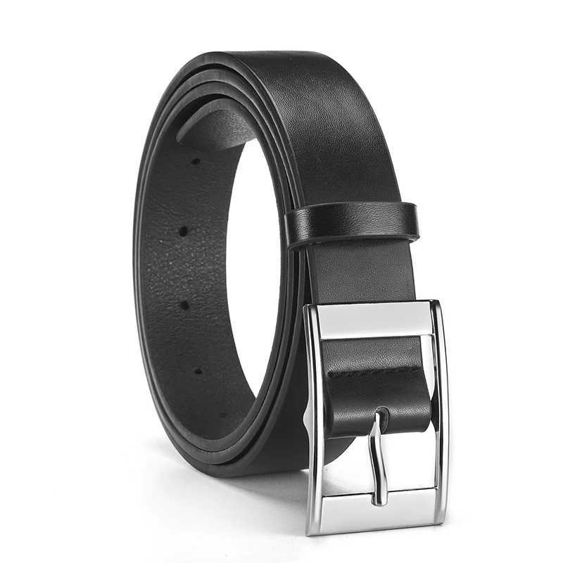 New Luxury Belt for Men PU Leather Belt Metal Pin Buckle High Quality Famous Brand Designer Waist Strap Belts for Jeans Men Belt W251024
