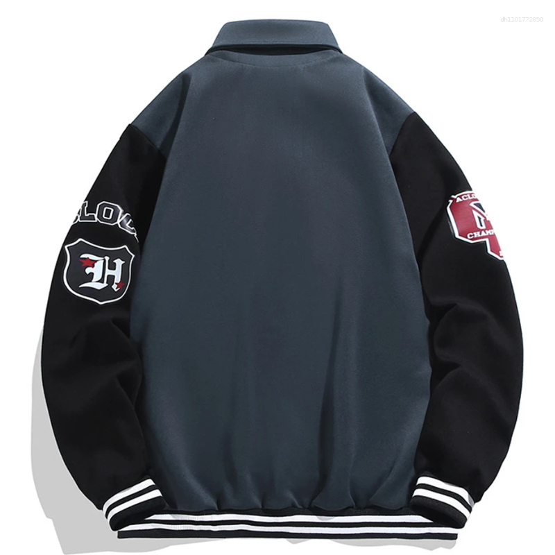 Men's Jackets 12XL Plus Size Varsity Jacket Men Patchwork Embroidery Baseball Spring Autumn Coat Male Big