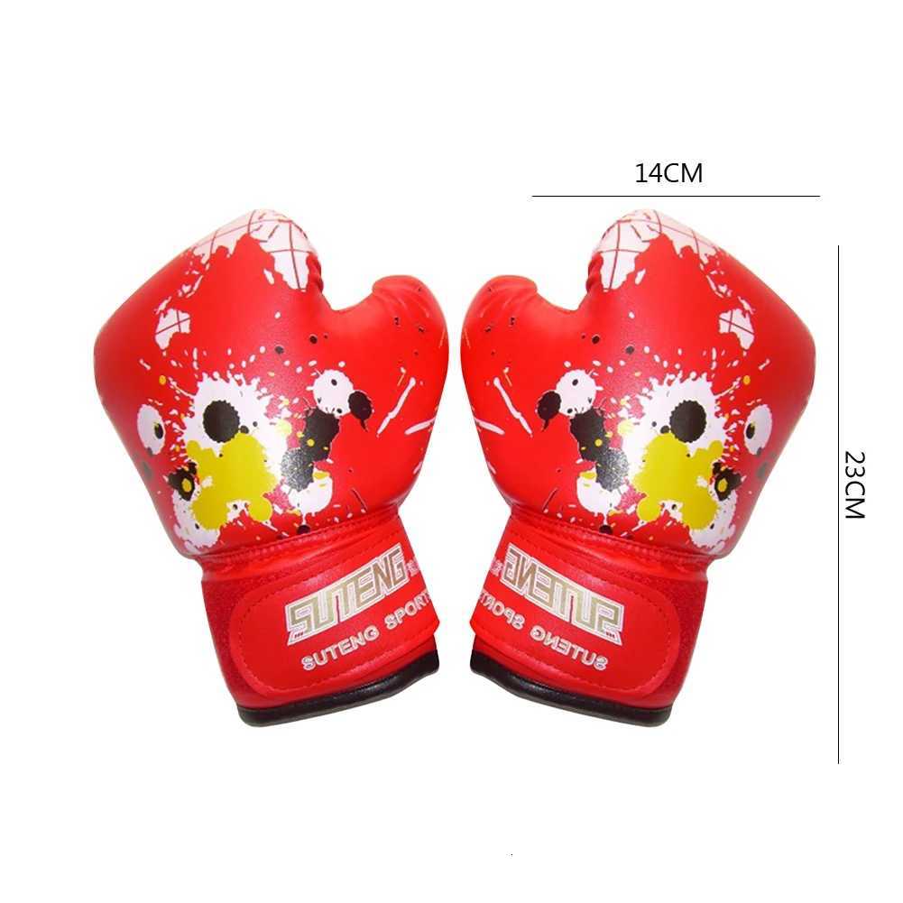 1 Pair Fight MMA Sanda Gloves Workout Exercise Training PU Leather Sponge Martial Arts Boxing Gloves Sports Protection Equipment Y251023