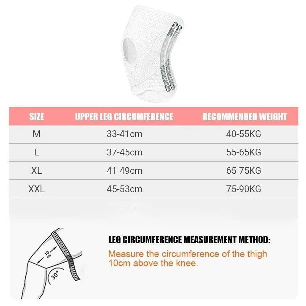 1PCS Elastic Sports Kneepad for Men Women Four Generations Joint Support Pressure Knee Pads Fitness Brace ProtectorW251024