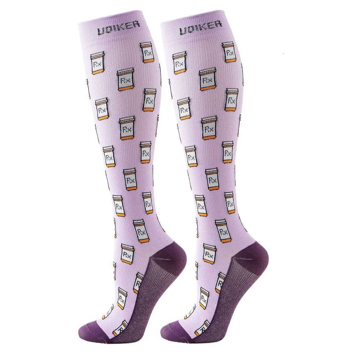Compression Socks Men Women Best for Sport Cycling Running Yoga Football Basketball Rugby Hiking Tennis Skateboard Exercise Y251024