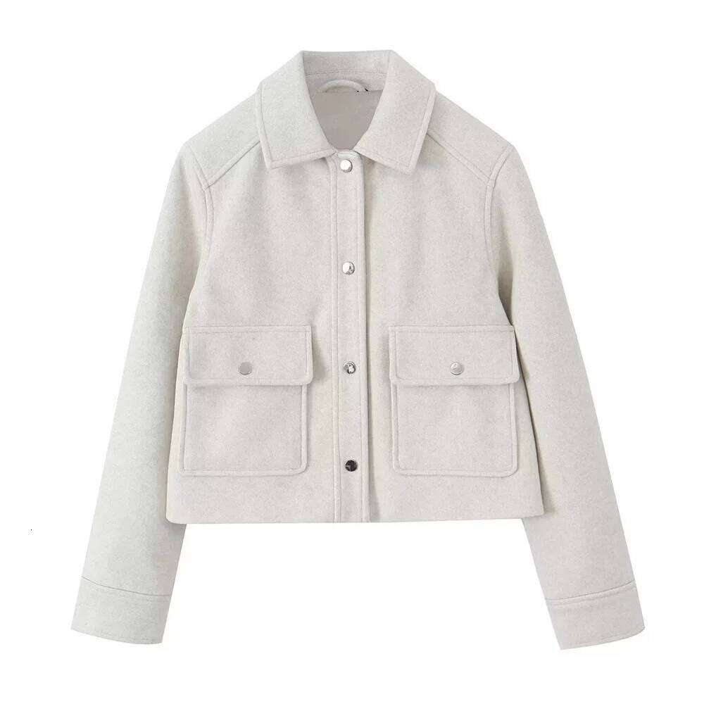 UNIZERA Autumn New Women S Casual Polo Collar Long Sleeve Texture Fashion Versatile Jacket Coat