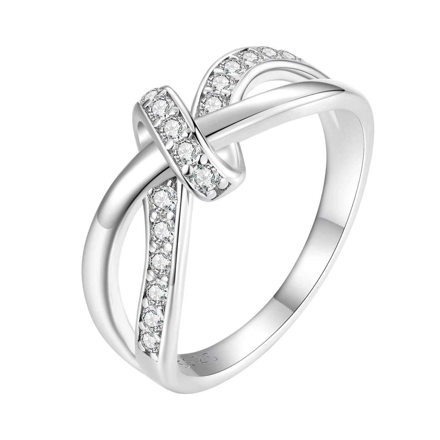 925 Sterling Silver Rings Moissanite Rings Bling Rings
