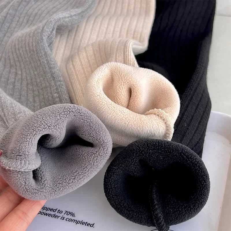 2024 Autumn Winter Baby Girls Pant Baby Warm Leggings Childrens Velvet Pants Solid Trousers Kids Clothes Korean StyleT251024