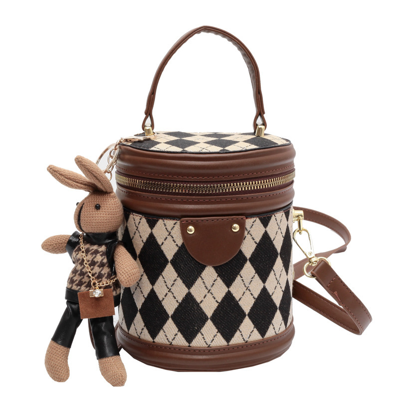 Luxury Brand Designer Bag Small Bag For Women 2025 Spring New Fashion Niche Crossbody Bag Textured Quilted Handbag Bucket Bag