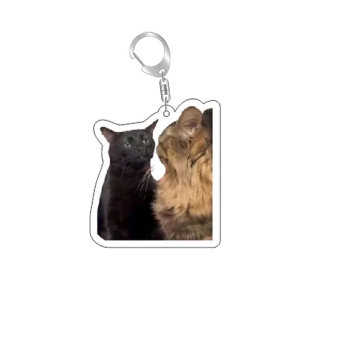 Funny Cat Memes Series Student Lanyard Women's Bag Pendant Keychain Cute Things Cheap Gift For Best Friends