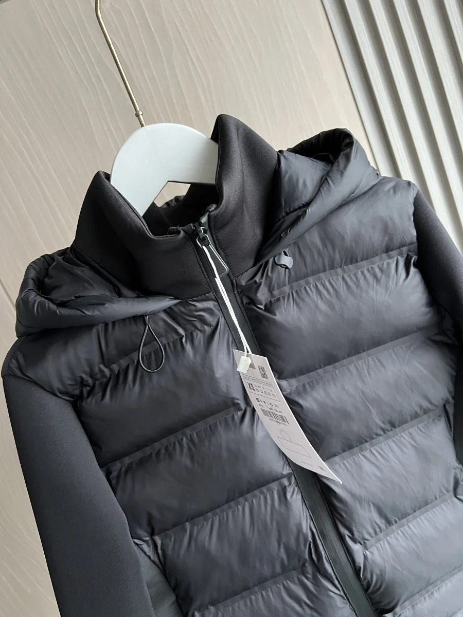 Winter Arrival Womens Lightweight Warm Down Jacket with Long Sleeves and Zippered Hooded Sports Coat 4391742 251023