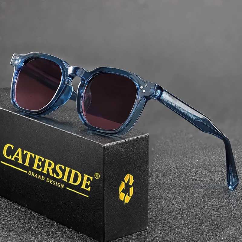 CATERSIDE New Square Punk Sunglasses Men Retro Personalized Design Sun Glasses Women Fashion Party Business Festival Gift UV400T251024