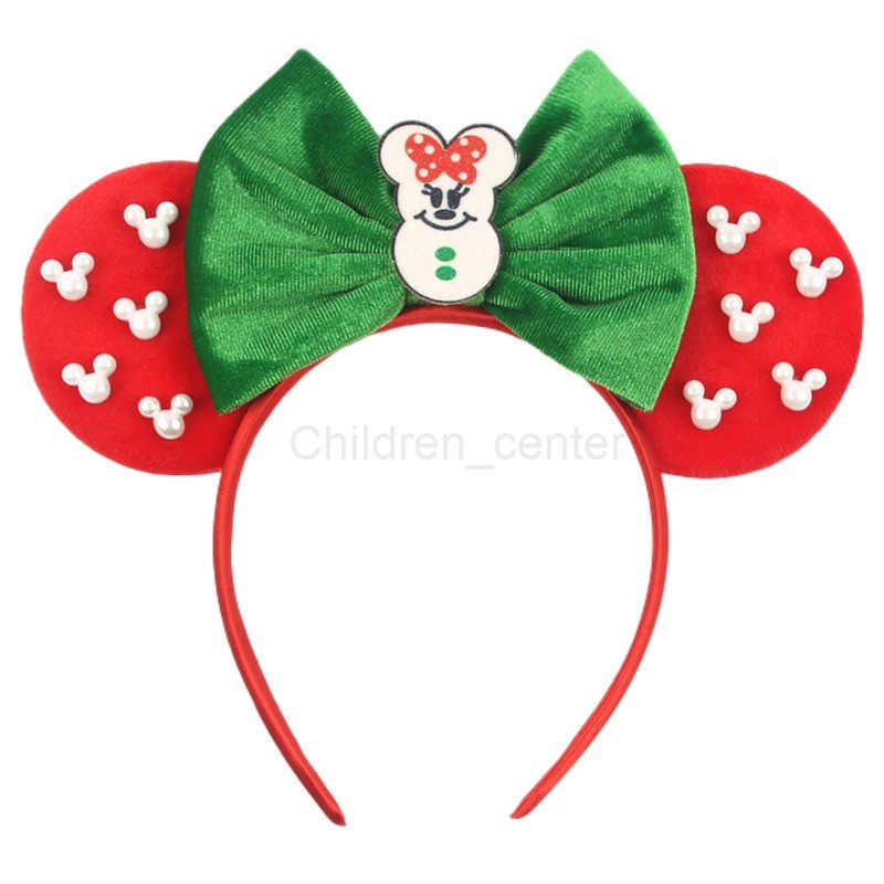 Disney Christmas Charming Gingerbread Man Velvety Headwear Accessory Perfect for Holiday Celebrations Colorful & Durable designer