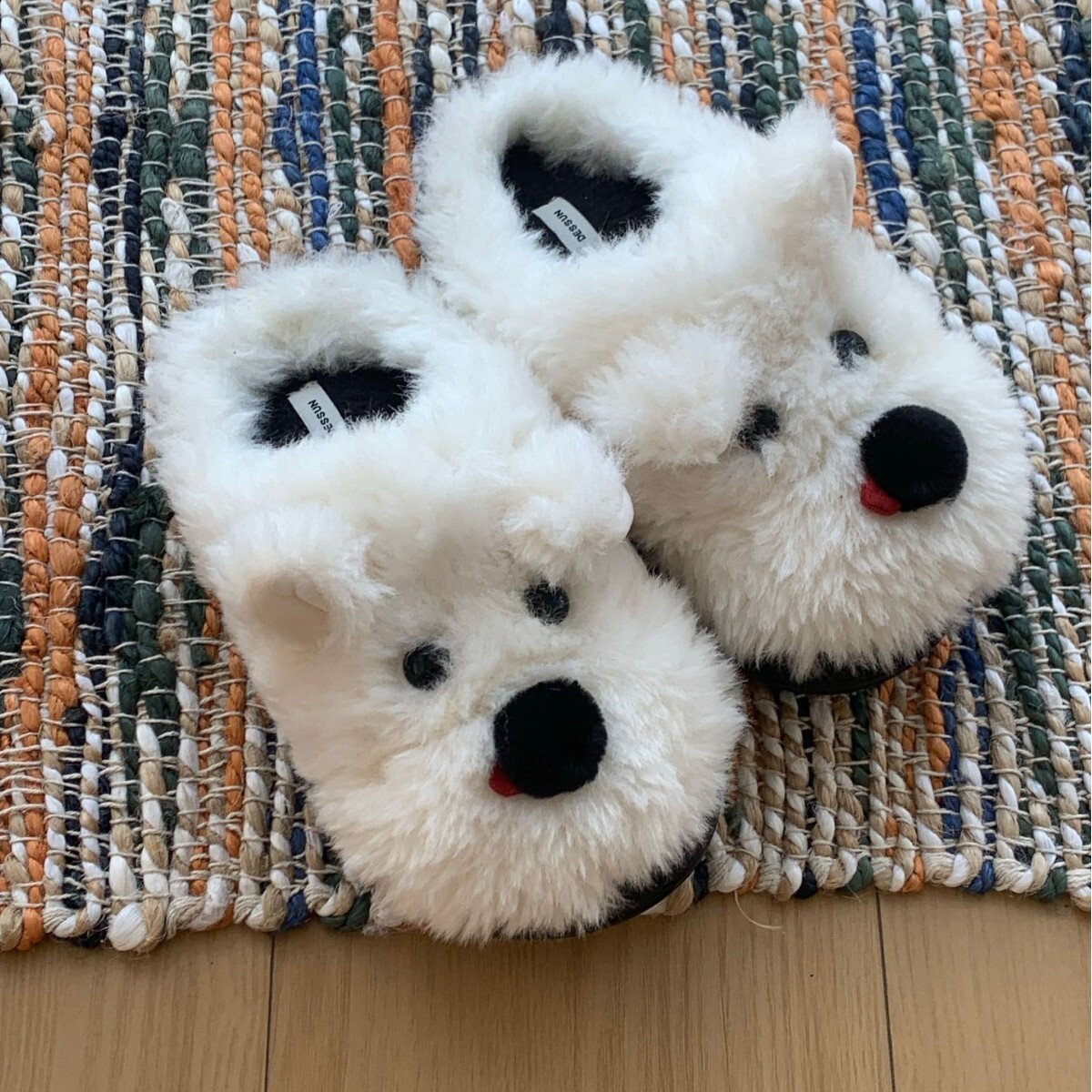 Luminous shoes, thick fur slippers for autumn and winter, fashionable and trendy shoes for winter, can be worn, warm slippers, casual children's 