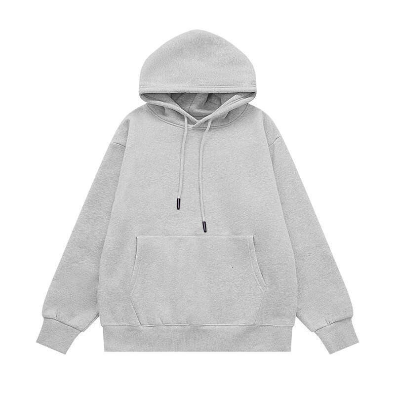 Men's Clothing|American Style Solid Color 350g Sweatshirt 25 Winter New 10 Colors Fleece Hoodie Top for Men