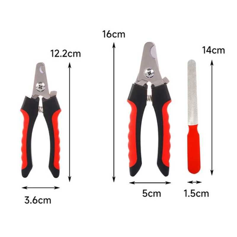Pet Cat Dog Nail Clipper Cutter With Sickle Stainless Steel Grooming Scissors Clippers for Pet Claws Dog Supplies Z20251024