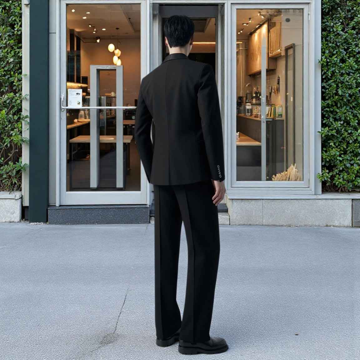 Formal Man Tuxedos 3 Pcs Jacket Vest Pants Business Men Suit Handsome Shawl Lapel One Button Wedding Groom Coat Customized