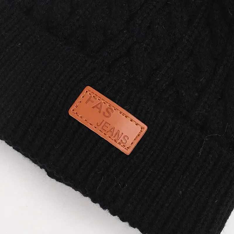 Cute Double Wool Pompom Baby Hat Children Cap Warm Autumn Winter Hats For Kids Boys Girls Knitted Warmer Beanie Caps BonnetL251024