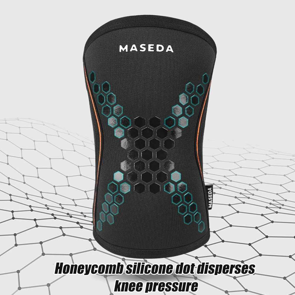 1pcs Knee Sleeve Compression Knee Braces for Cross Training Weightlifting Powerlifting Squats Basketball Supportive Knee GearW251024