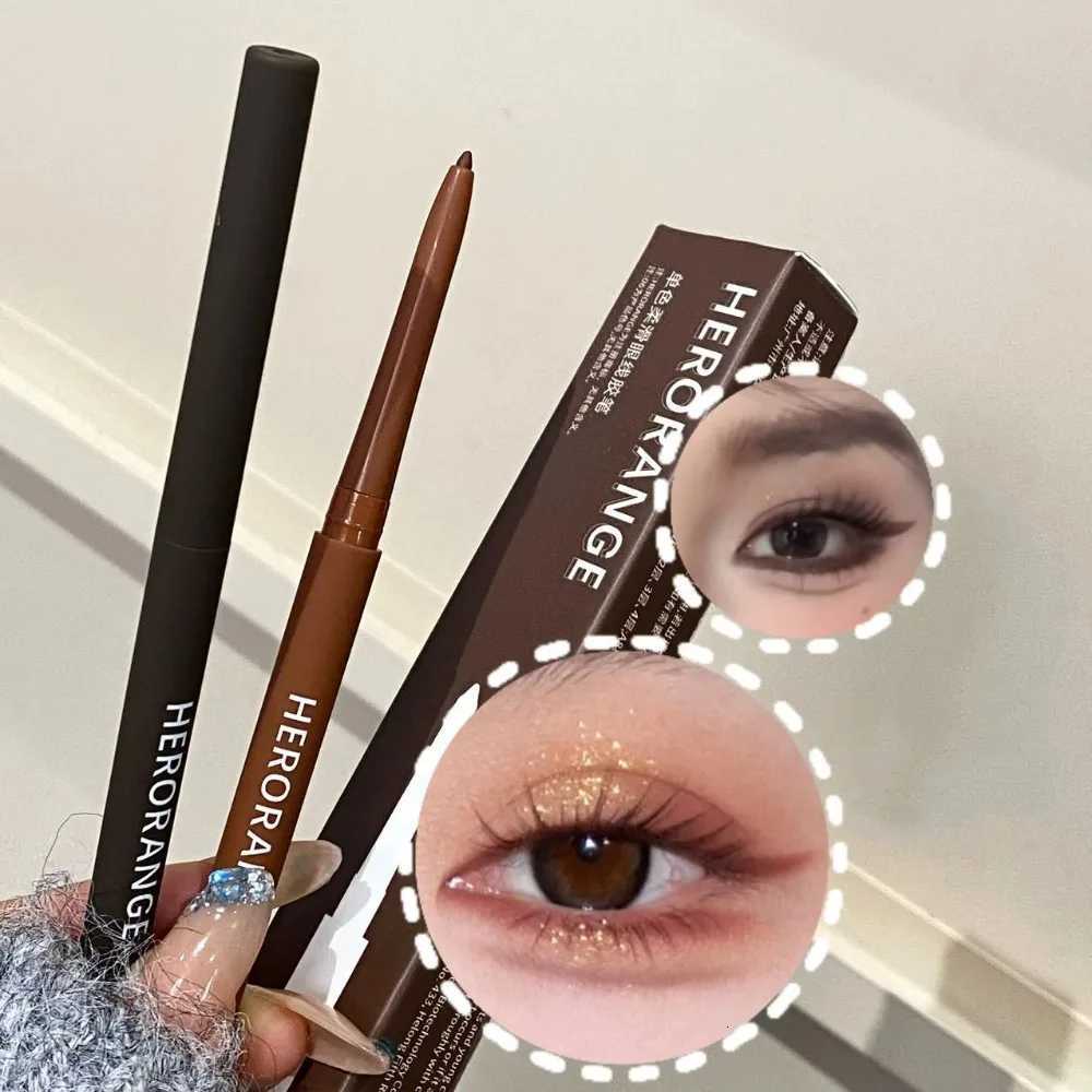 Ultrafine Gel Eyeliner Pencil Black Brown Under Eye Liner Pen Waterproof Matte Lying Silkworm Quick Drying Lasting Eyes MakeupL251024