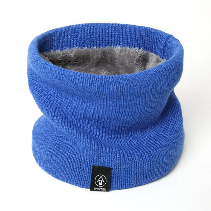 Autumn Winter Knitted Children Neck Guard Kids Ring Scarf Unisex Thickened Fleecing Warm Cold Neckerchief Men Women Neck Cover 251020