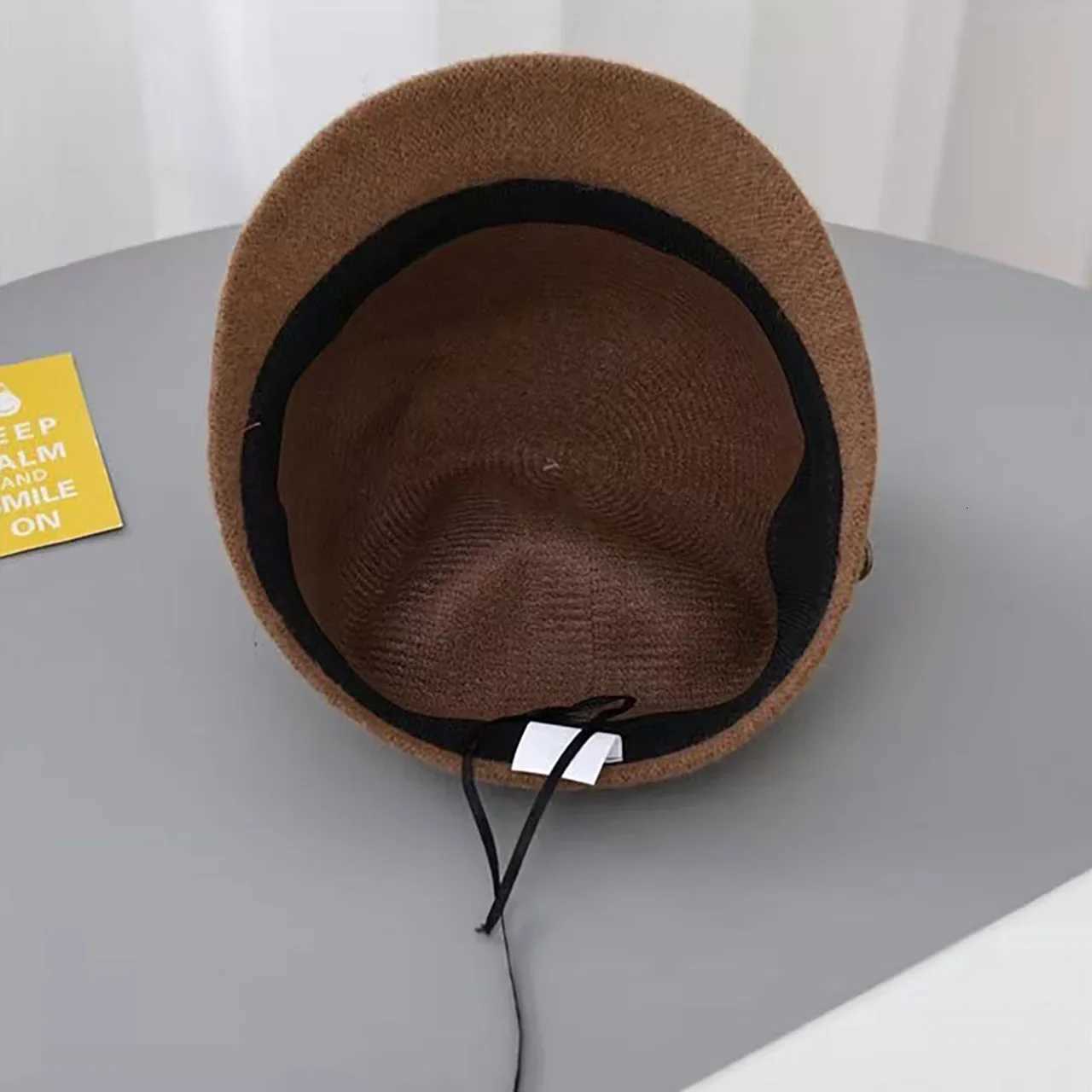 Winter Warm Baby Equestrian Hat Vintage Baby Boy Girl Wool Caps Cute Toddler Short Brim Duck Tongue CapL251024