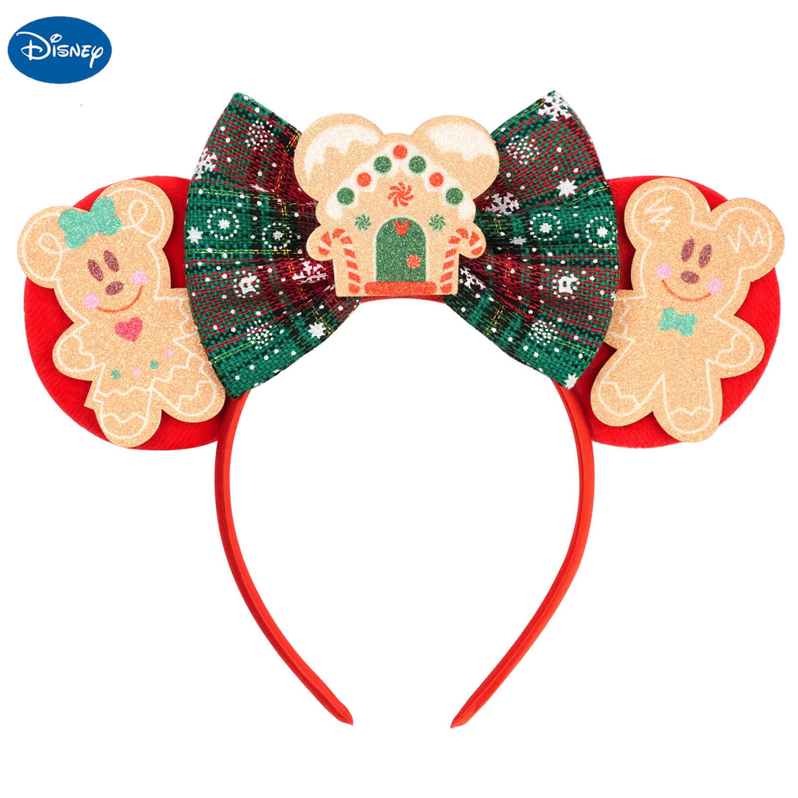 Disney Christmas Mickey Minnie Character-Inspired Hair Straps Featuring Unique Cartoon Bears Ideal For Celebrations & Events Disney designer