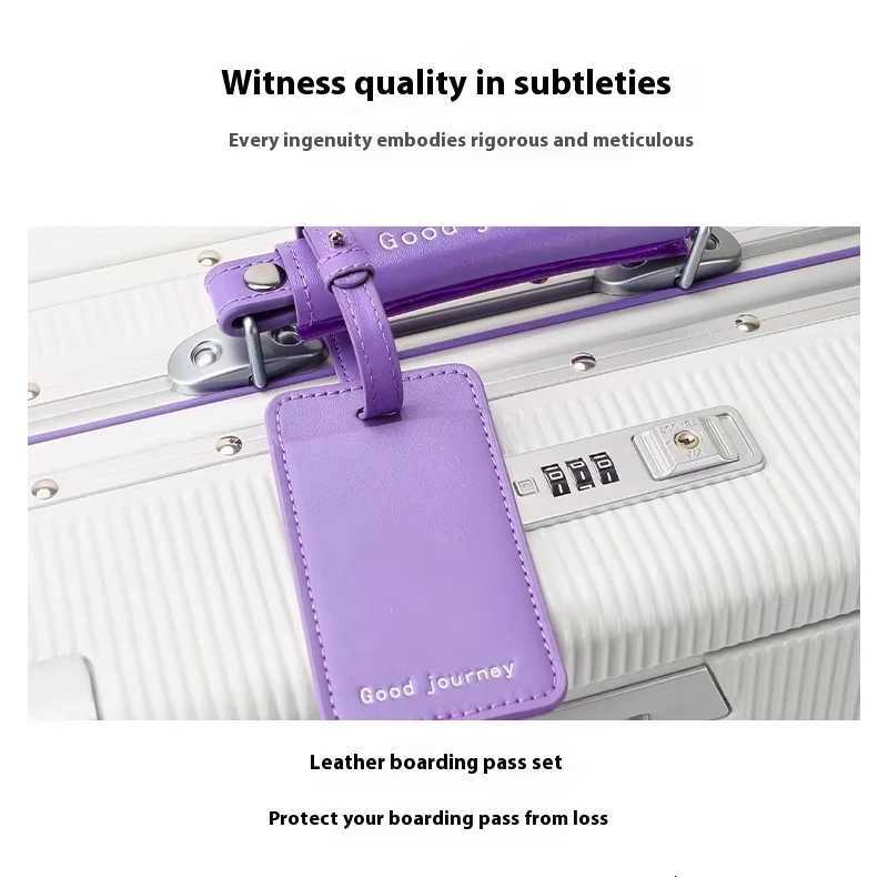 Front Opening High Quality Aluminium Suitcase Wide Handle Front Opening Carry on Travel Bag With Laptop USB Charger PortW251024