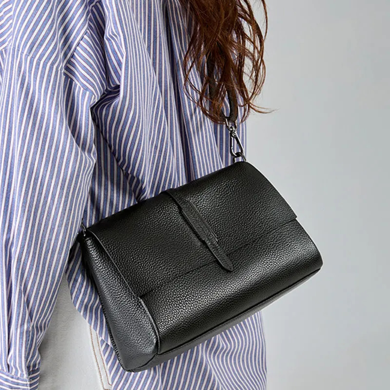 Cowhide Womens Bag Genuine Leather y ner Women Shoulder Bags Large Capacity Crossbody Trend Female Handbags 251014