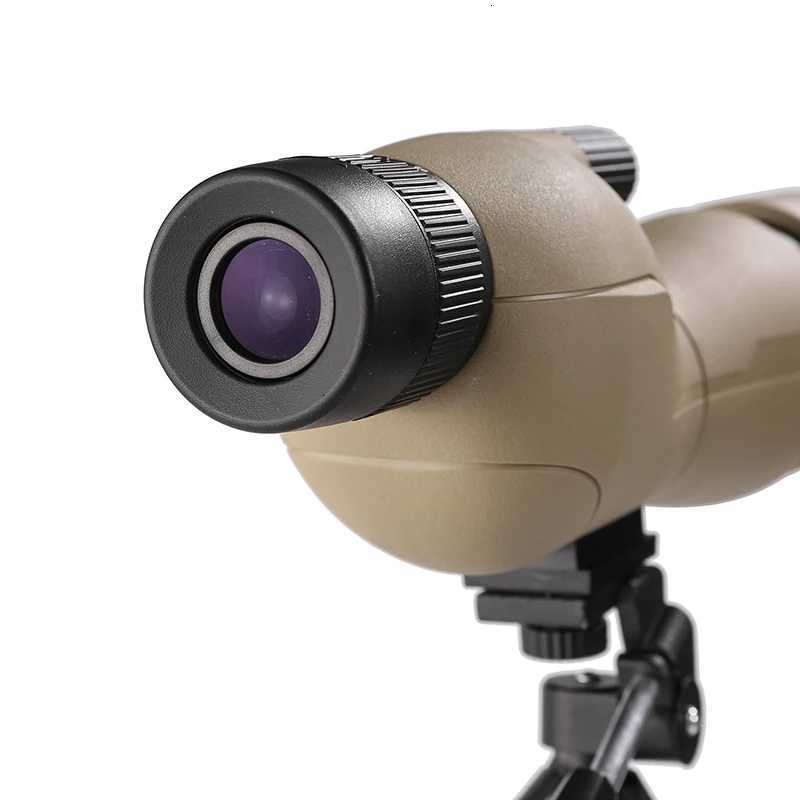 HD 2575x60 Spotting Scope for Target Shooting with Carrying Pouch 4 Monocular Tescope FMC ns for Hunting Birdwatching Y251017